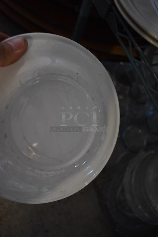 12 White Ceramic Plates. 7x7x1. 12 Times Your Bid! - Image 4 of 4