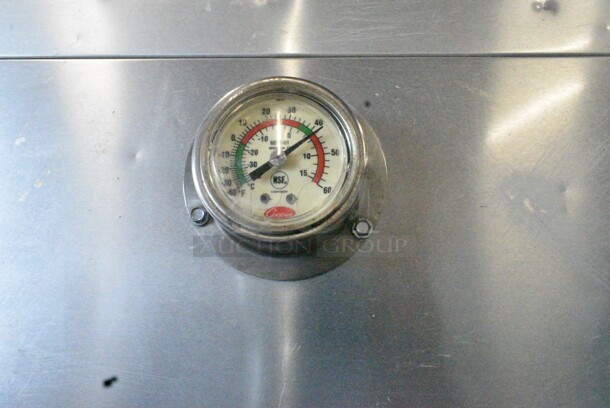 True T-49 Stainless Steel Commercial 2 Door Reach In Cooler w/ Metal Pan Rack. 115 Volts, 1 Phase. Tested and Working! - Image 5 of 6