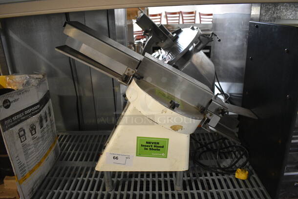 Oliver Model 702-N Stainless Steel Commercial Countertop Bagel Slicer. 115 Volts, 1 Phase. 13x30x26. Tested and Working! - Image 2 of 6