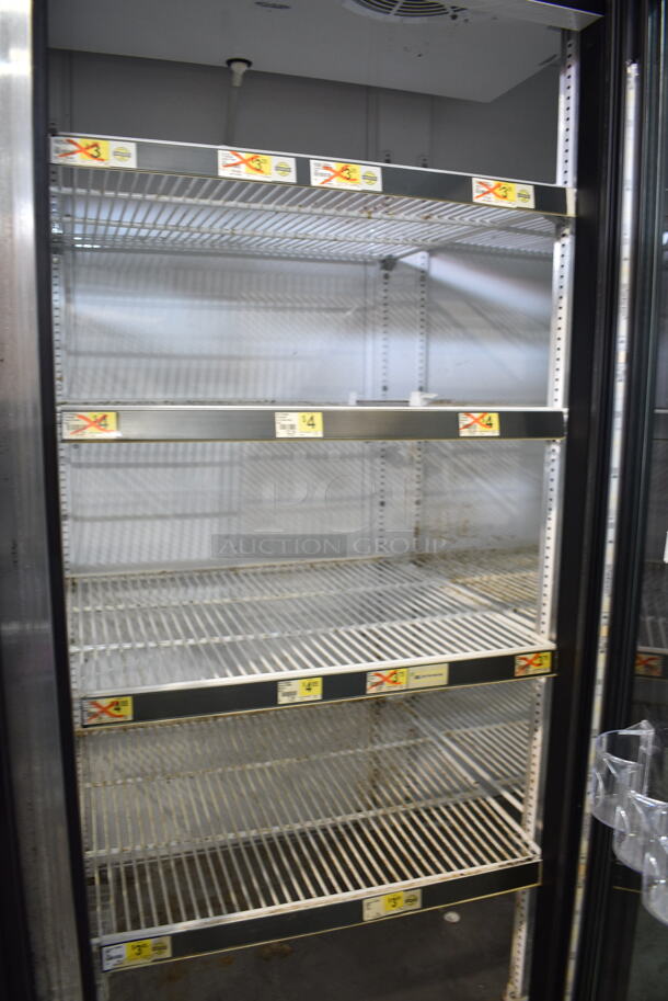 2015 True GDM-72-LD Metal Commercial 3 Door Reach In Cooler Merchandiser w/ Poly Coated Racks. 115 Volts, 1 Phase. Tested and Working! - Image 3 of 5