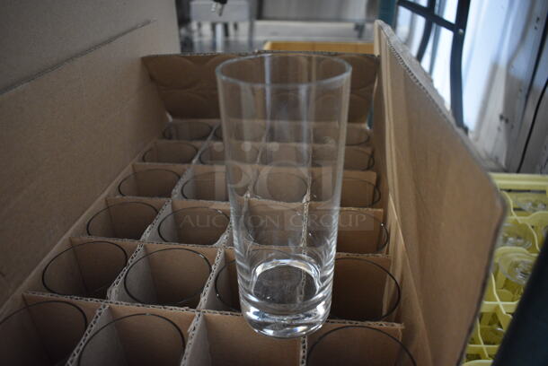 24 BRAND NEW IN BOX! Libbey Reserve Beverage Glasses. 2.75x2.75x6.5. 24 Times Your Bid!