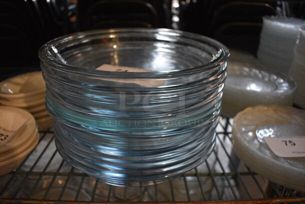 11 Glass Pie Pans. 10x10x1.5. 11 Times Your Bid! - Image 4 of 4