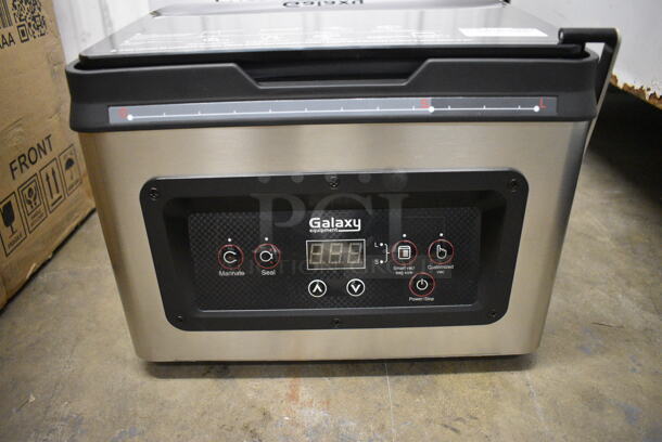 BRAND NEW IN BOX! Galaxy 177GVMC10 Metal Commercial Countertop Chamber Vacuum Sealer. 120 Volts, 1 Phase. 12x16x9 - Image 3 of 8