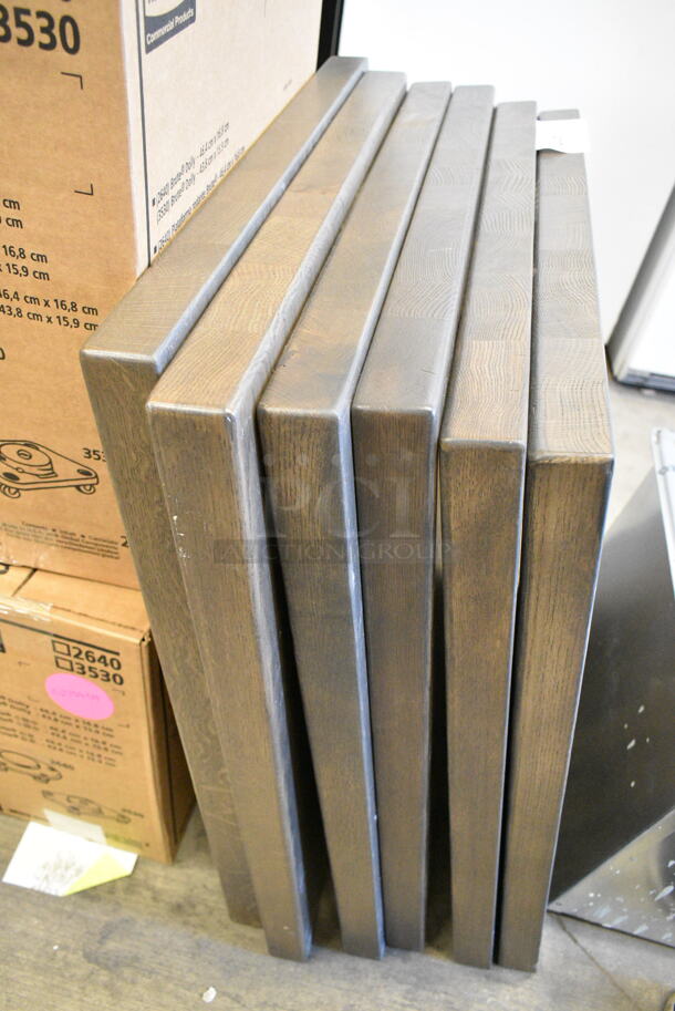 6 Wooden Tabletop. 6 Times Your Bid!  - Image 4 of 5