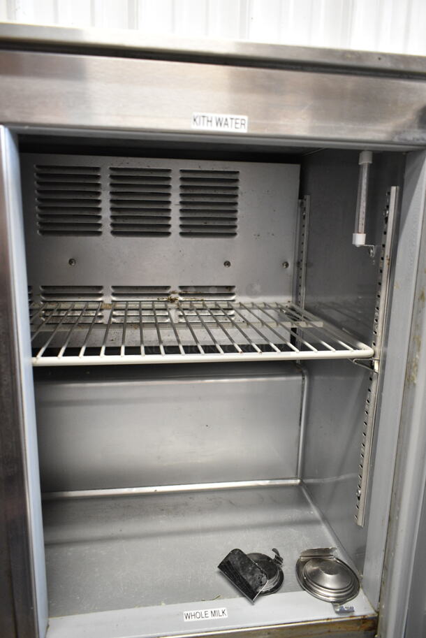 Beverage Air UCR34Y-17 Stainless Steel Commercial 2 Door Undercounter Cooler. 115 Volts, 1 Phase. Tested and Working! - Image 4 of 6