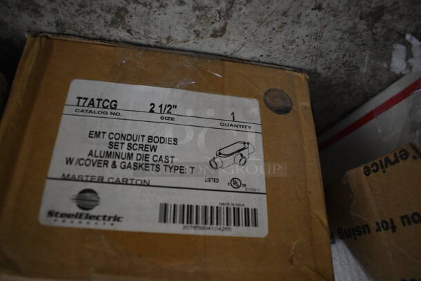 BRAND NEW IN BOX! Steel Electric T7ATCG EMT Conduit Body - Image 3 of 3