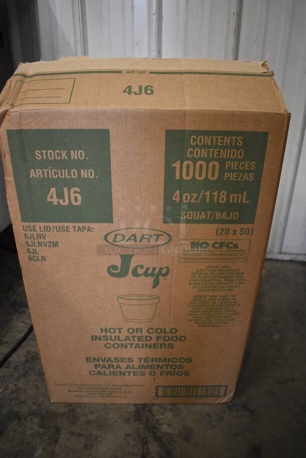 BRAND NEW IN BOX! Dart J Cup 4 oz Disposable Squat Bowl!  - Image 3 of 3