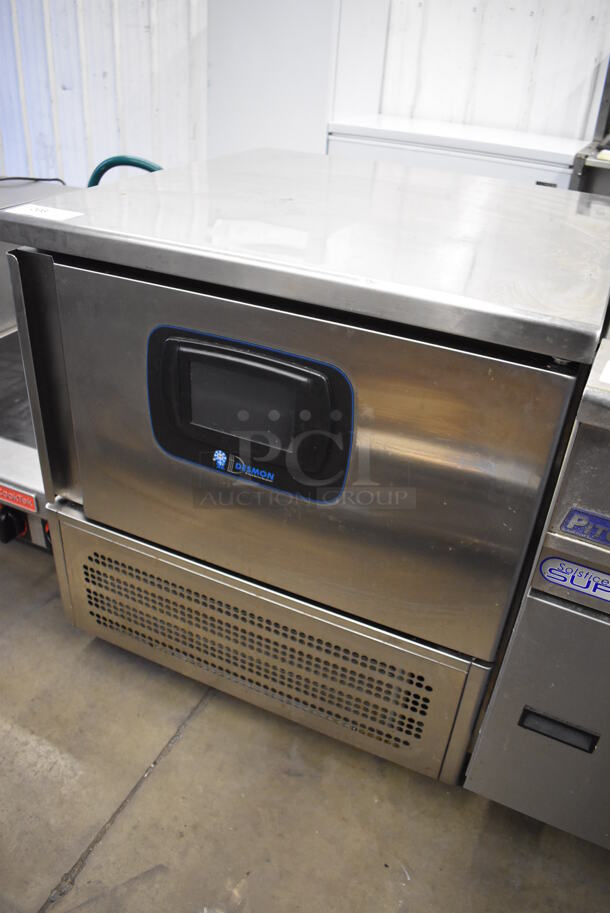 2019 Desmon GBF-5PNA+ETL Stainless Steel Commercial Undercounter Blast Chiller on Commercial Casters. 110-115 Volts, 1 Phase. 31.5x31.5x35. Tested and Powers On But Touch Screen Does Not Work - Image 2 of 6