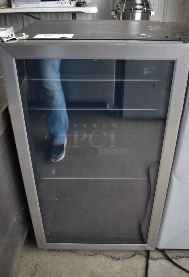 Metal Mini Cooler Merchandiser. 115 Volts, 1 Phase. 19x18x33. Tested and Working! - Image 1 of 5