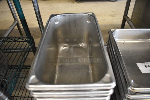 10 Stainless Steel 1/3 Size Drop In Bins. 1/3x6. 10 Times Your Bid! - Image 3 of 3