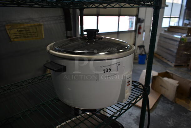 BRAND NEW SCRATCH AND DENT! Panasonic SR-GA421H Metal Countertop Rice Cooker. 120 Volts, 1 Phase. Tested and Working! - Image 2 of 4