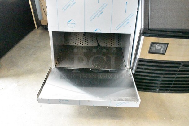 BRAND NEW SCRATCH AND DENT! 2024 ServIt 423TCW46 Stainless Steel Commercial 46 Gallon First-In First-Out Chip Warmer / Merchandiser. 120 Volts, 1 Phase. Tested and Working! - Image 7 of 9