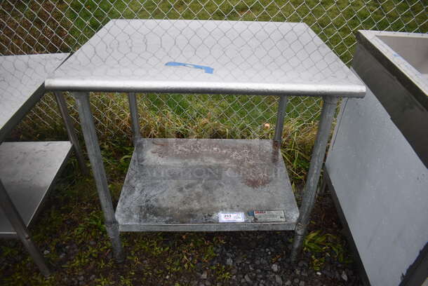 Eagle Stainless Steel Table w/ Metal Under Shelf. 36x30x34 - Image 1 of 4