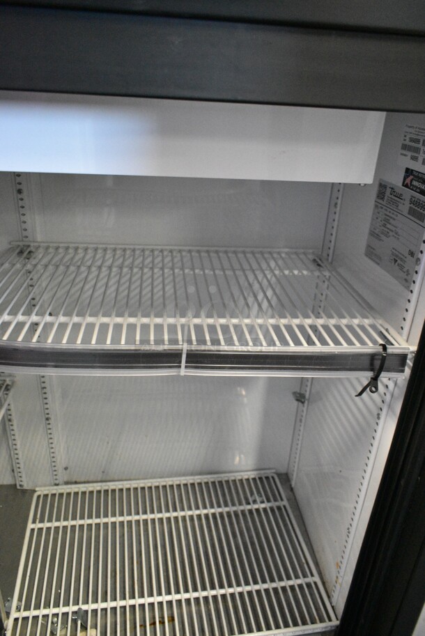 2018 True GDM-41SL-48-HC-LD Metal Commercial 2 Door Reach In Cooler Merchandiser w/ Poly Coated Racks. 115 Volts, 1 Phase. Tested and Powers On But Does Not Get Cold, Appears to be Out of Refrigerant
 - Image 4 of 5