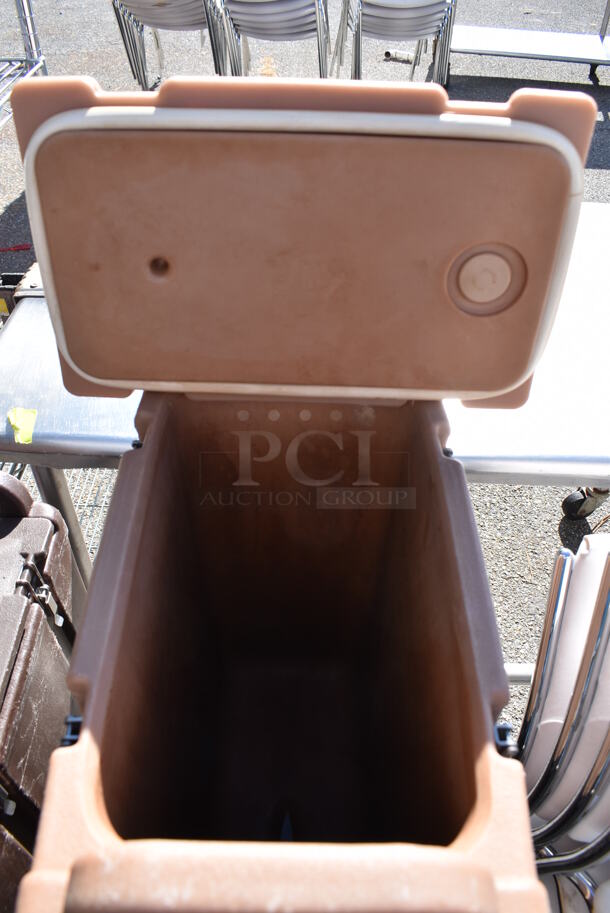 2 Cambro 500LCD Poly Insulated Beverage Holder Dispensers; Tan and Black. 9x16.5x24. 2 Times Your Bid! - Image 6 of 11