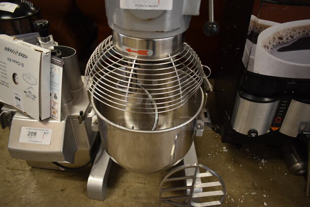 Galaxy 177GMIX20 Commercial 20 Quart Planetary Dough Mixer w/ Stainless Steel Mixing Bowl, Bowl Guard, Dough Hook and Paddle Attachments. 110 Volts, 1 Phase. Cannot Test Due To Cut Power Cord - Image 3 of 9