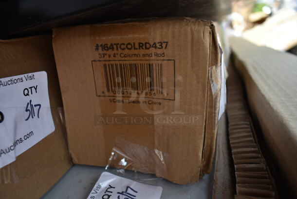 BRAND NEW SCRATCH AND DENT! Lancaster Table & Seating 164TCOLRD437 37 1/2" x 4" Bar Height Table Base Column and Rod - Image 2 of 2