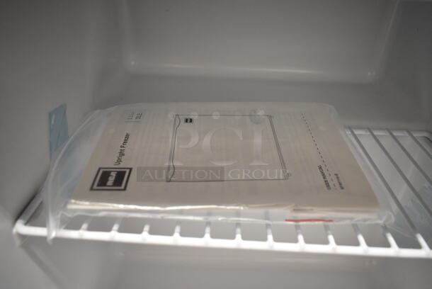 BRAND NEW SCRATCH AND DENT! RCA RFRF110-B Vertical Upright Mini Freezer, 1.1 cu. ft, White. 115 Volts, 1 Phase. Tested and Working! - Image 5 of 6