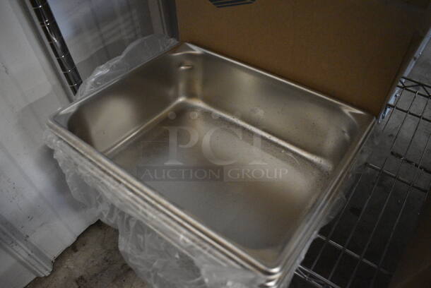 3 BRAND NEW IN BOX! Vollrath Stainless Steel 1/2 Size Drop In Bins. 1/2x4. 3 Times Your Bid! - Image 3 of 4