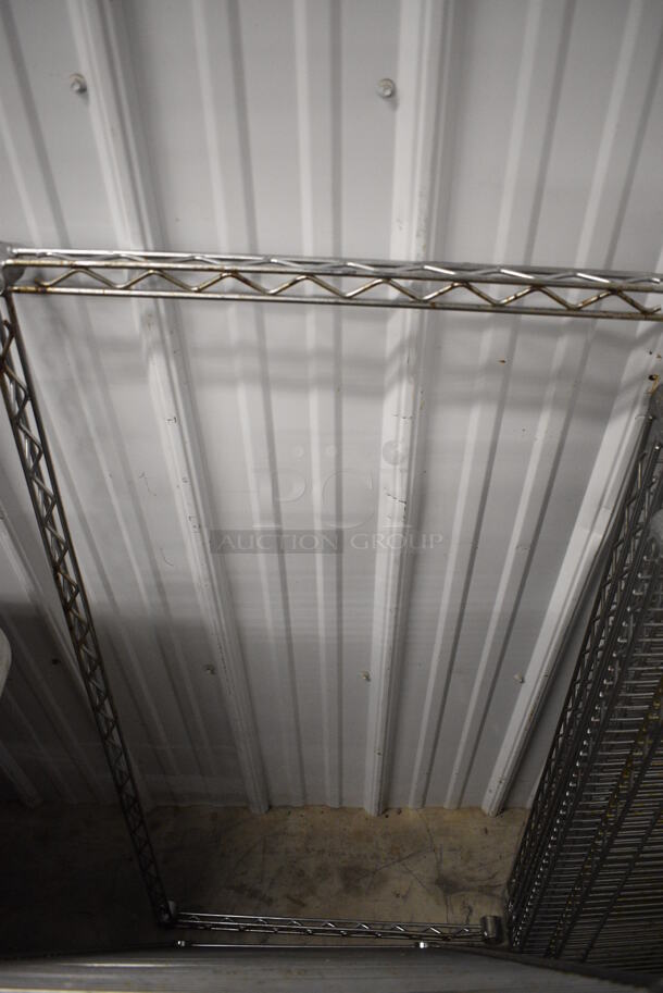 ALL ONE MONEY! Lot of 5 Various Shelves and 1 Shelf Frame! Includes 36x14x1.5 - Image 4 of 4
