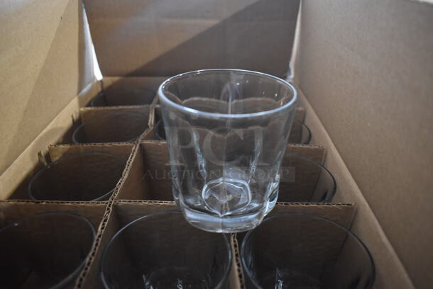 36 BRAND NEW IN BOX! Rocks Glasses. 3.5x3.5x3.5. 36 Times Your Bid!