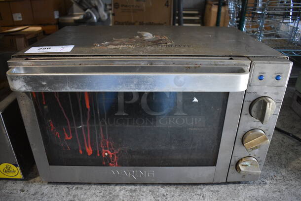 Waring Model CO 1600WR Stainless Steel Commercial Countertop Electric Powered Convection Oven w/ View Through Door. 120 Volts, 1 Phase. 23.5x17x14.5 - Image 1 of 6