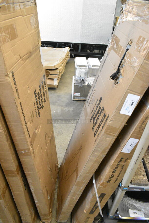 2 BRAND NEW IN BOX! ServIt 423HSW2060 60" Stainless Steel Heated Shelf Warmer. 120 Volts, 1 Phase. 2 Times Your Bid!  - Image 2 of 6