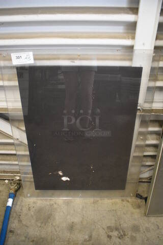 ALL ONE MONEY! Lot of 3 Clear and Black Panels. 30x38