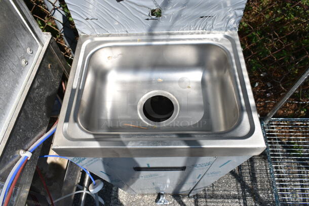 BRAND NEW SCRATCH AND DENT! Advance Tabco 7-PS-90 Hands Free Hand Sink with Pedestal Base - Image 5 of 7