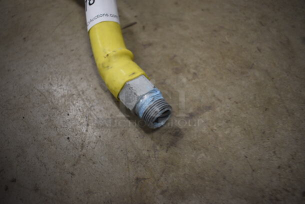 Yellow Gas Hose. 36" - Image 2 of 3