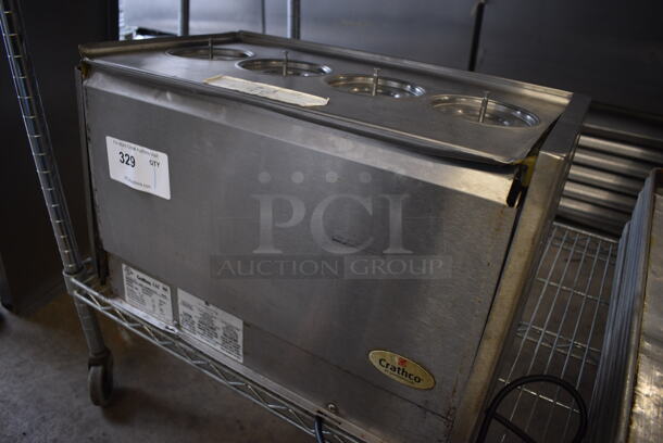 Crathco Model E47/E49-3 Stainless Steel Commercial Countertop Refrigerated Beverage Machine. Missing Hoppers. 115 Volts, 1 Phase. 20x11x13. Tested and Working! - Image 2 of 4