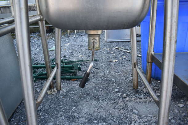 Eagle Stainless Steel Commercial Single Bay Sink. 23x28x44 - Image 6 of 6