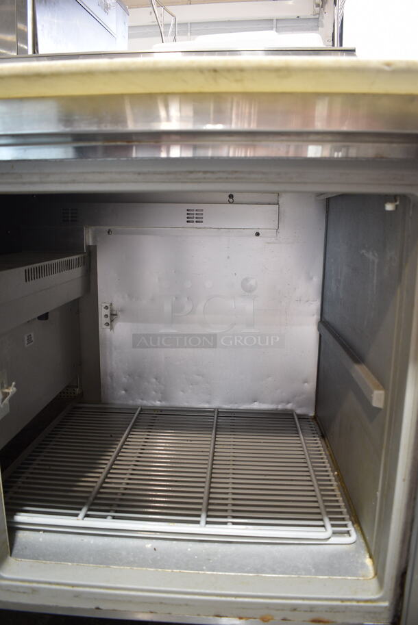 Randell 9045K-7 Stainless Steel Commercial Sandwich Salad Prep Table Bain Marie Mega Top on Commercial Casters. 115 Volts, 1 Phase. Tested and Powers On But Does Not Get Cold - Image 3 of 7