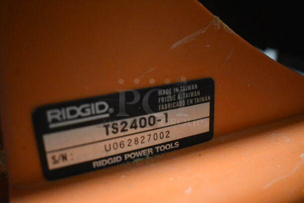 Rigid TS2400-1 Countertop Table Saw. 48x29x17. Tested and Working! - Image 8 of 8