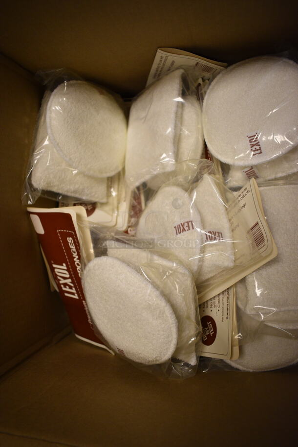 ALL ONE MONEY! 2 Pallet Lots of Car Cleaning Supplies and Tools! Items Including Brushes, Lexol Sponges, Jumper Cables, All Purpose Joint Compound, Glass Sealant, and Boom Mat - Image 4 of 12