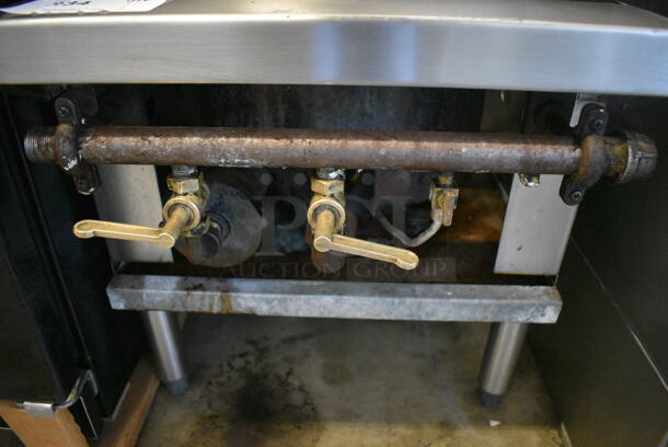 Stainless Steel Commercial Gas Powered Single Burner Stock Pot Range. 18x24x20 - Image 3 of 4