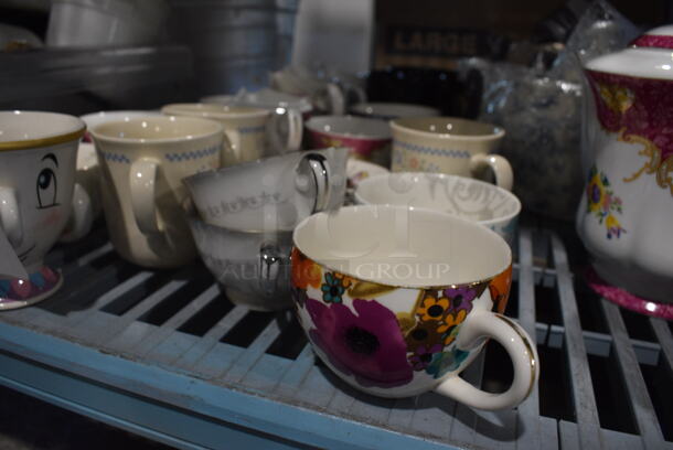 21 Various White Ceramic Mugs. Includes 5x3.5x2.5. 21 Times Your Bid! - Image 4 of 4