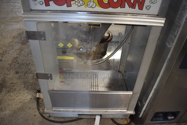 Gold Medal 2001ST Metal Commercial Countertop Popcorn Machine Merchandiser. 120 Volts, 1 Phase. 27x20x40. Cannot Test Due To Plug Style - Image 6 of 7