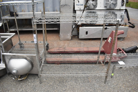 Dunnage Rack With 2 Metro Shelves