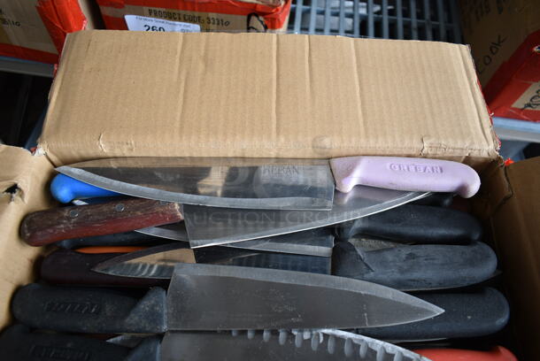 45 SHARPENED Stainless Steel Knives Including Chef Knives. 45 Times Your Bid! - Image 3 of 5