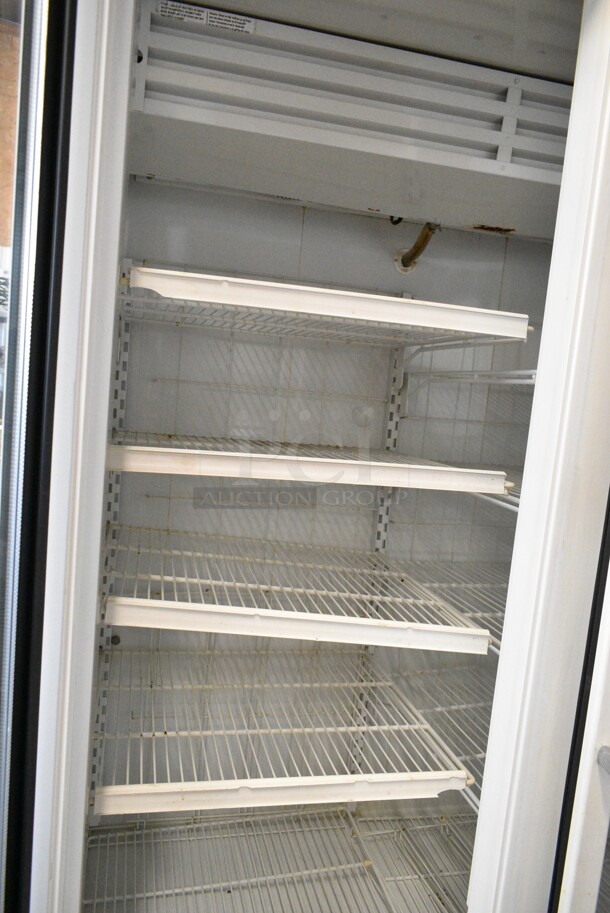 Carrier ULG50BCP-5 Metal Commercial 2 Door Reach In Freezer Merchandiser w/ Poly Coated Racks on Commercial Casters. 115/208-230 Volts, 1 Phase. - Image 4 of 6