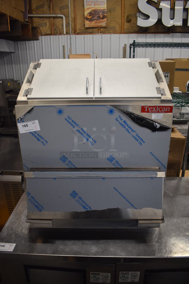 BRAND NEW! Texican Stainless Steel Commercial Tortilla Chip Warmer. 120 Volts, 1 Phase. 29x26x33. Tested and Working! - Image 4 of 10