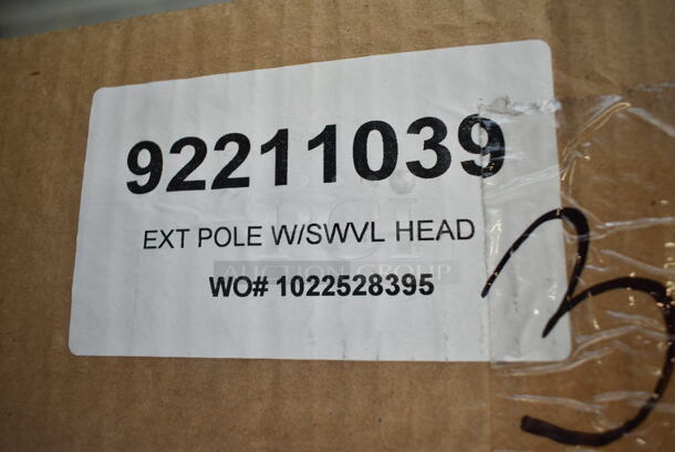 BRAND NEW SCRATCH AND DENT! 3 92211039 Ext Pole w/ Swivel Head.  - Image 2 of 4