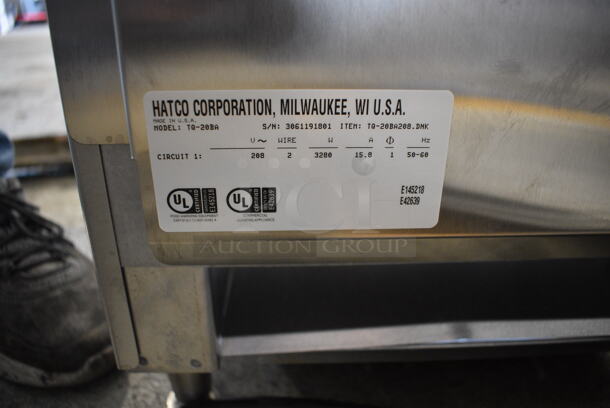 Hatco TQ-20BA Stainless Steel Commercial Countertop Conveyor Oven. 208 Volts, 1 Phase. 14.5x22x16 - Image 5 of 5