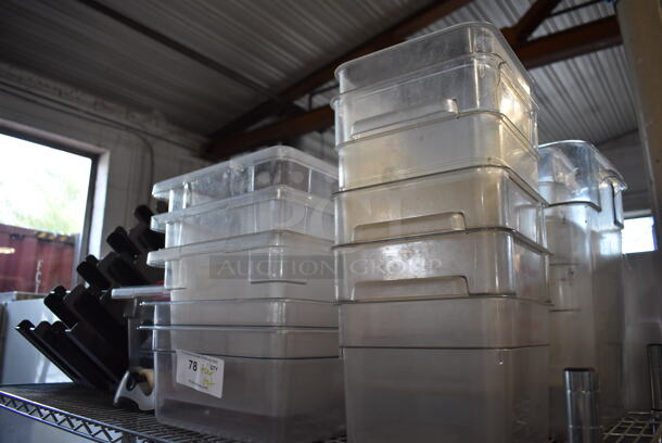 ALL ONE MONEY! Tier Lot of Various Items Including Poly Bins and Lids - Image 4 of 4