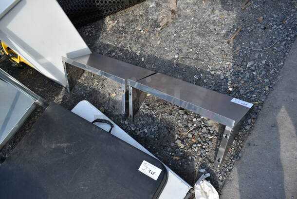 2 Stainless Steel Wall Mount Shelves. 2 Times Your Bid! - Image 3 of 3