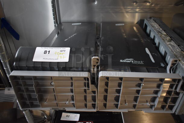 ALL ONE MONEY! Tier Lot of Various Items Including Poly Plasticware Dispenser and Poly Bins - Image 2 of 4