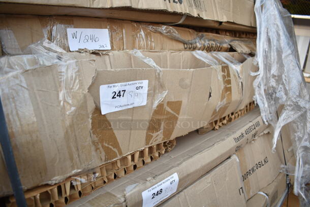 BRAND NEW SCRATCH AND DENT! Regency 600PRW20SLKD 20 Pan Side Load Wire Bun / Sheet Pan Rack - Unassembled. May Be Missing Pieces.  - Image 2 of 3