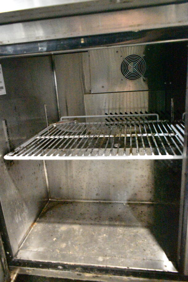 2021 Atosa MGF8402GR Stainless Steel Commercial 2 Door Undercounter Cooler on Commercial Casters. 115 Volts, 1 Phase. Tested and Working! - Image 5 of 6