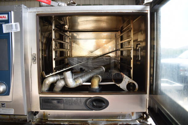 2 2019 Rational Stainless Steel Commercial Combitherm Self Cooking Center Convection Ovens on Commercial Casters. Top Model: SCC WE 62. Bottom Model: SCC WE 102. 480 Volts, 3 Phase. 2 Times Your Bid! - Image 5 of 7